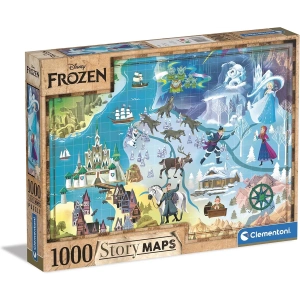 Clementoni 39666 Disney Frozen Story Maps 1000 parça
