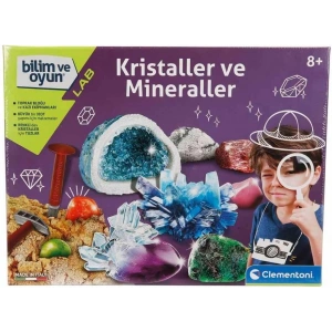Clementoni 64964 Bilim ve Oyun Mineraller ve Kristaller