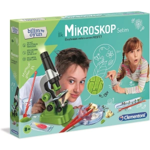 Clementoni Bilim ve Oyun - İlk Mikroskop Setim Oyuncak
