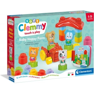 Clementoni Soft Clemmy Yumuşak Blok Bebek Hayvanlar Çiftliği 17884