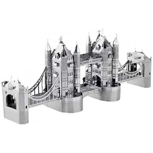 DIY 3D Metal Puzzle Bulmaca Londra Kulesi Köprü Model Seti 14+ yaş üstü Hediyelik model