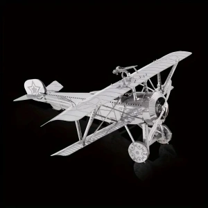 DIY 3D Metal Puzzle Bulmaca Newpiort 17 Fighter Uçak 46 Parça 14+ yaş üstü Hediyelik