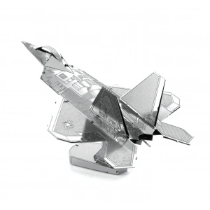 DIY 3D Metal Puzzle F22 Raptor Savaş Uçağı Hediyelik Maket 14+ Yaş