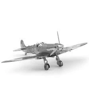 DIY 3D Metal Puzzle Supermarine spitfire Uçak 27 Parça Hediyelik Maket 14+yaş