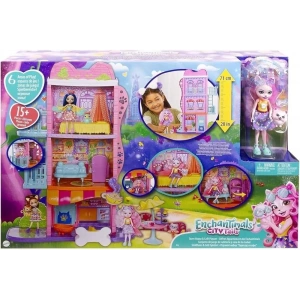 Enchantimals Şehir Evi Ve Kafe Oyun Seti Hhc18