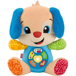 Fisher-Price Eğlen ve Öğren Yaşa Göre Gelişim Köpekçik, birden fazla dilde, bebek oyuncağı JFD25