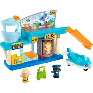 Fisher Price Little People Eğlenceli Havaalanı Oyun Seti HTJ26