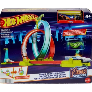 Hot Wheels Neon Yarışlar Çifte Çemberde Yarış Seti HPC05