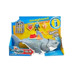 Imaginext Çılgın Köpekbalığı Oyun Seti, Gerçekçi Hareketlere Sahip Figür Seti GKG77