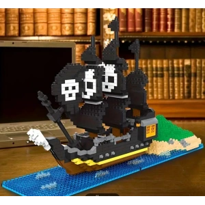 Korsan Gemisi 760 Parça 3D BULDING BLOCKS 12+ YAŞ Yapı Blok Tekne Gemi Hediye