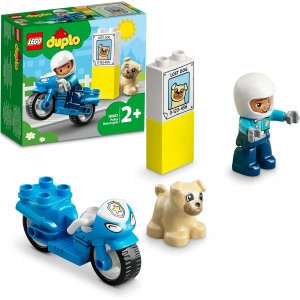 LEGO® DUPLO® Kurtarma Polis Motosikleti 10967-2 Yaş ve Üzeri Çocuklar için Polis Motosikleti İçeren Oyuncak Yapım Seti (5 Parça)