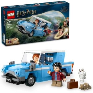 LEGO Harry Potter Uçan Ford Anglia 76424-7 Yaş ve Üzeri Harry Potter Hayranları için Harry Potter ve Ron Weasley Minifigürü İçeren Koleksiyonluk Yaratıcı Oyuncak Yapım Seti (165 Parça)