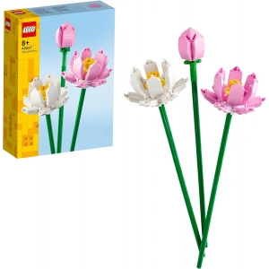 LEGO® Iconic Lotus Çiçekleri 40647 - Dekoratif, Koleksiyonluk ve Sergilenebilir Çiçek Modeli Yapım Seti (220 Parça)
