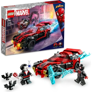 LEGO® Marvel Miles Morales Morbius’a Karşı 76244 - 7 Yaş ve Üzeri Için Minifigür ve Araba Içeren Örümcek Adamlı Oyuncak Yapım Seti (220 Parça)