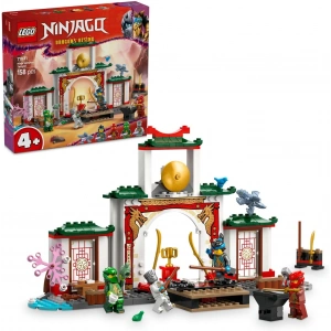 LEGO NINJAGO Ninja Spinjitzu Tapınağı 71831-4 Yaş ve Üzeri Çocuklar için 4 Minifigürle Ejderha Modeli İçeren Yaratıcı Oyuncak Yapım Seti, Doğum Günü Hediyesi (158 Parça)