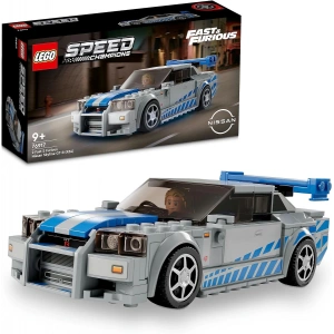 LEGO® Speed Champions Daha Hızlı Daha Öfkeli Nissan Skyline GT-R (R34) 76917 (319 Parça)