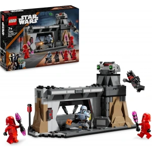 LEGO Star Wars: The Mandalorian Paz Vizsla ve Moff Gideon Savaşı 75386 – 7 Yaş ve Üzeri Kız ve Erkek Çocuklar için 4 Minifigür İçeren Oyuncak Yapım Seti, Çocuklar için Doğum Günü Hediyesi (289 Parça)