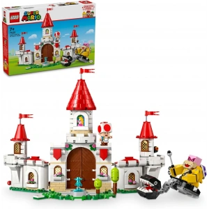 LEGO Super Mario Peach’in Kalesinde Roy ile Savaş 71435-7 Yaş ve Üzeri Çocuklar için Nintendo Karakteri İçeren Yaratıcı Oyuncak Yapım Seti (738 Parça)