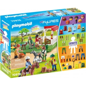 Playmobil 70978 Figürlerim: At Çiftliği, koleksiyon ürünleri karışımı ve eşleştirme figürleri, eğlenceli yaratıcı rol yapma, oyun setleri 4 yaş ve üzeri çocuklar için uygundur