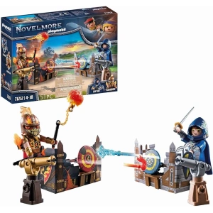 PLAYMOBIL Novelmore 71212 Novelmore ve Burnham Raiders - Düello, 4 yaşından büyük çocuklar için oyuncak