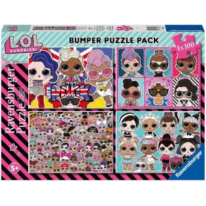 Ravensburger 4 in Box Puz LOL Sürpriz Yapboz 128808