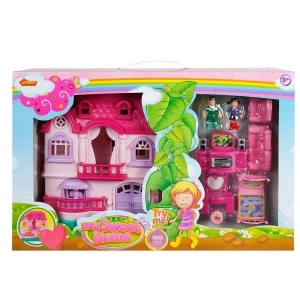 Sunman Sesli ve Işıklı 2 Katlı Ev Oyun Seti