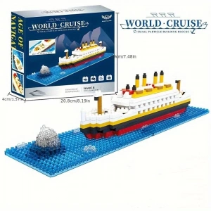 Titanic 3D Lego BULDING BLOCKS 620 Parça 12+ YAŞ Puzzle Tekne Gemi Hediye