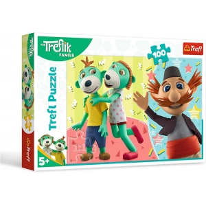 Trefl Çoçuk Puzzle Treflıks And Uncle 100 Parça Puzzle