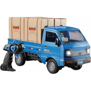 Uzaktan Kumandalı 2.4 Ghz RC Kamyonet Yük Taşıma Aracı Kapıları Açılabilen Sesli Işıklı Şarjlı