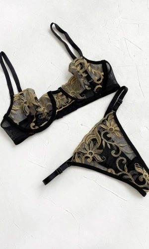 Underwire Lace Bra Set