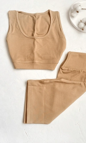 Ribbed Shorts Set