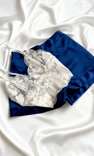 Askılı Dantel Büstiyerli Saten Şortlu Takım