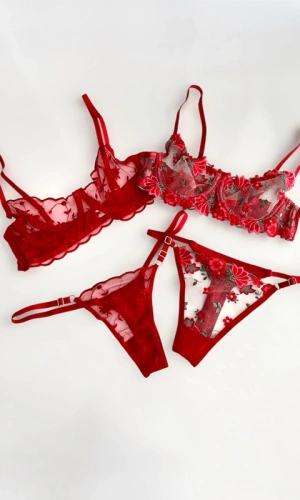 Balenli 2li Avantaj Paket 4 Parça Dantelli Desteksiz Sütyen Takım (Gizli Gönderi)