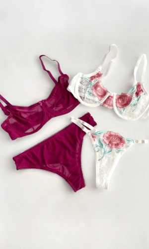 Balenli 2li Avantaj Paket 4 Parça Dantelli Desteksiz Sütyen Takım (Gizli Gönderi)