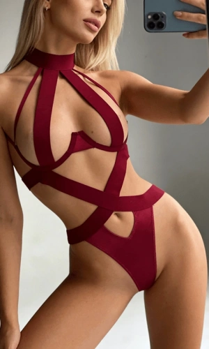 Underwire Harness Bodysuit