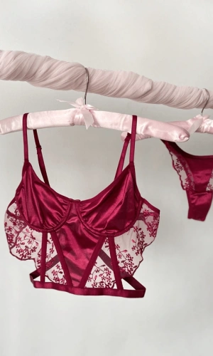 Brode Detailed Bustier Set