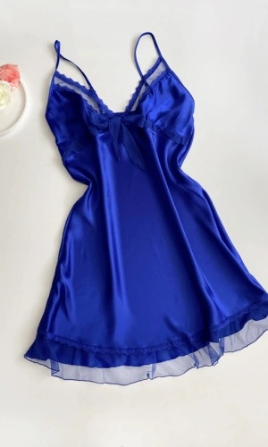 Büyük Beden Saten Gecelik