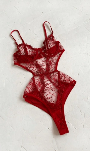 Çiçek Detaylı Bodysuit