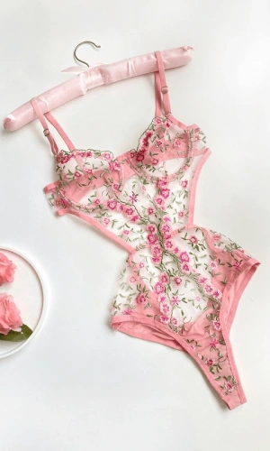 Floral Detailed Bodysuit