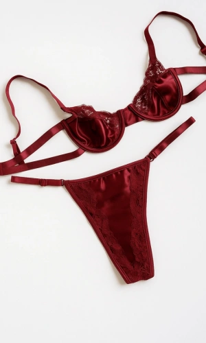 Dantel Detaylı Balenli Sütyen Takım