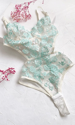 Floral Detailed Bodysuit