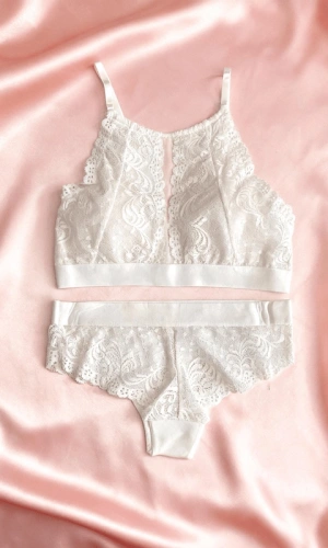 Ecru Bra Set