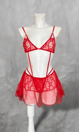 Etek Detaylı Bodysuit