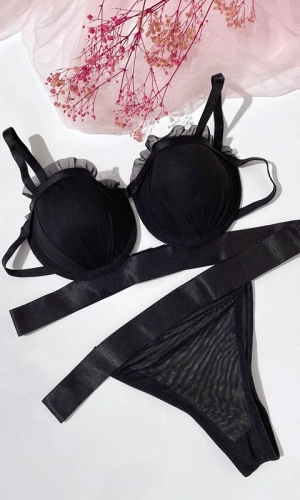 Oyster Padded Bra Set