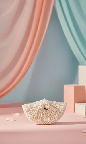 İstiridye İnci Clutch Çanta