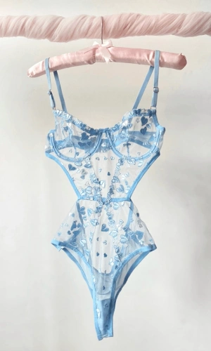 Heart Detailed Bodysuit