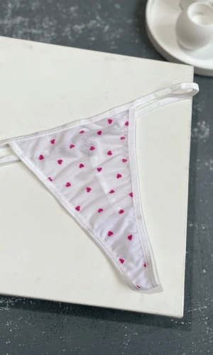 Tulle Heart and Stone Detailed String