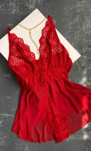 Chain Detailed Bodysuit