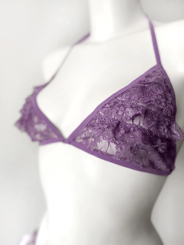 Frill Detailed Bra Set