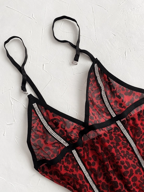 Red Leopard Bodysuit